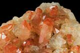 Natural, Red Quartz Crystal Cluster - Morocco #142933-2